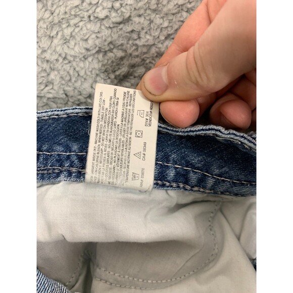 Code Bleu Regular 10 Capris Leg Split Denim Blue Jeans Embroidered 5 Pockets - Picture 6 of 11